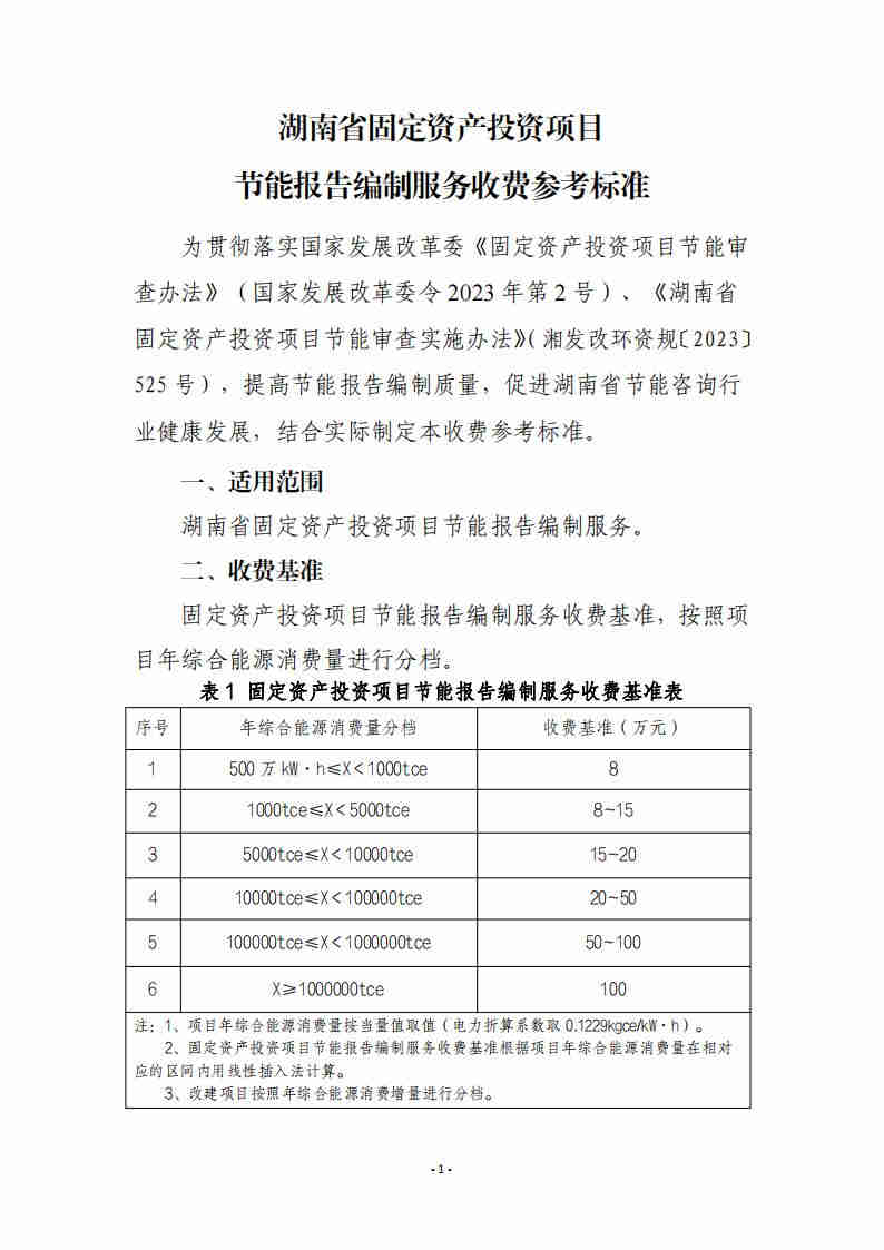 2023年8月18日湖南开云电子·（中国）官方网站-登录入口
开云电子·（中国）官方网站-登录入口协会，湖南节能研究与综合理由协会印发《湖南省固定资产投资项目节能报告编制服务收费参考标准》（湘工咨协[2023]7号）_03.jpg