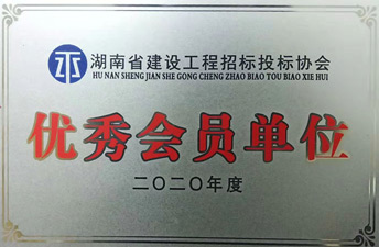 湖南省建设开云电子·(中国)官方网站-登录入口
招标投标协会2020年度优秀会员单位